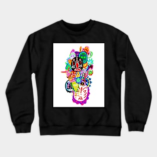 Colorful Masks Crewneck Sweatshirt